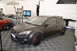 Matt Black Focus RS on display Matt Black Focus RS on display